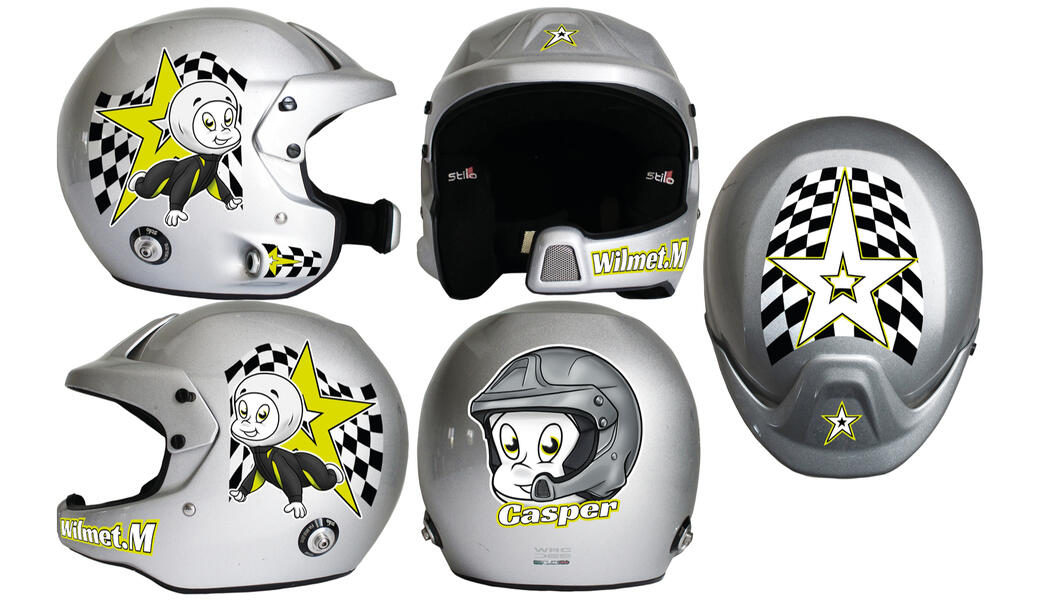 Customisation d'un casque de rallye