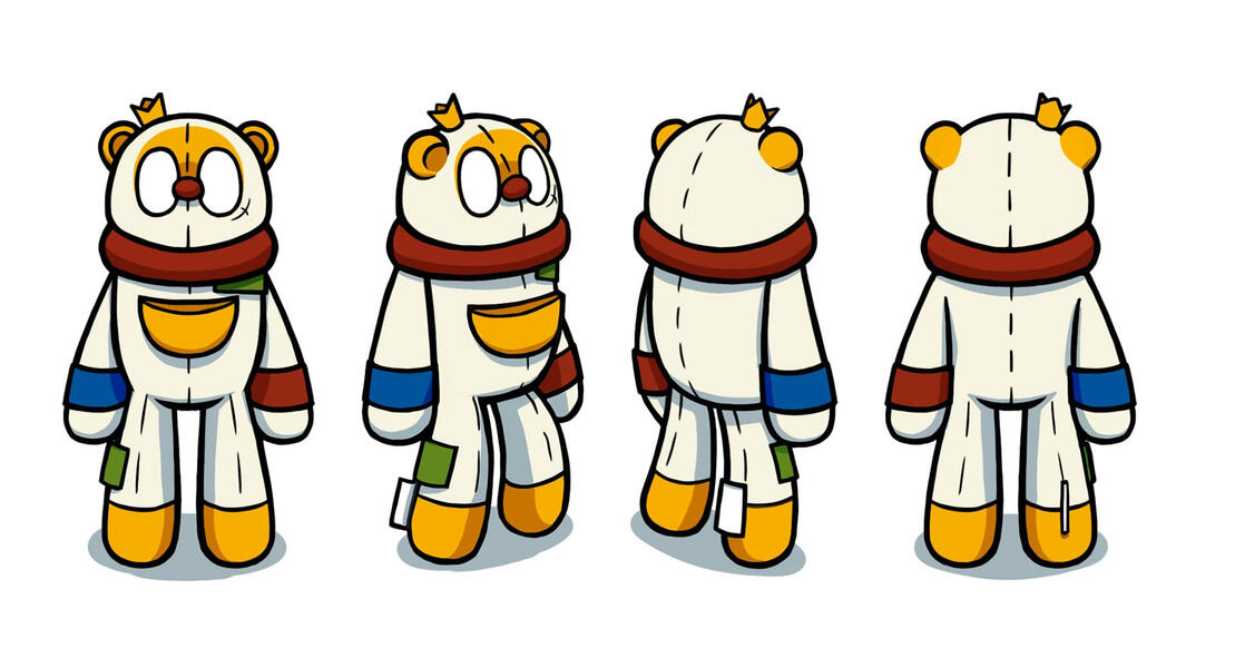 C'est à moi ! | Doudou Model-sheet