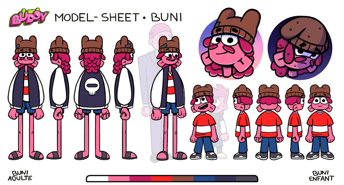 BUDDY | Buni Model-sheet