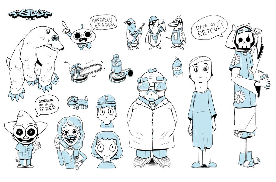 RETOUR | Model-sheet