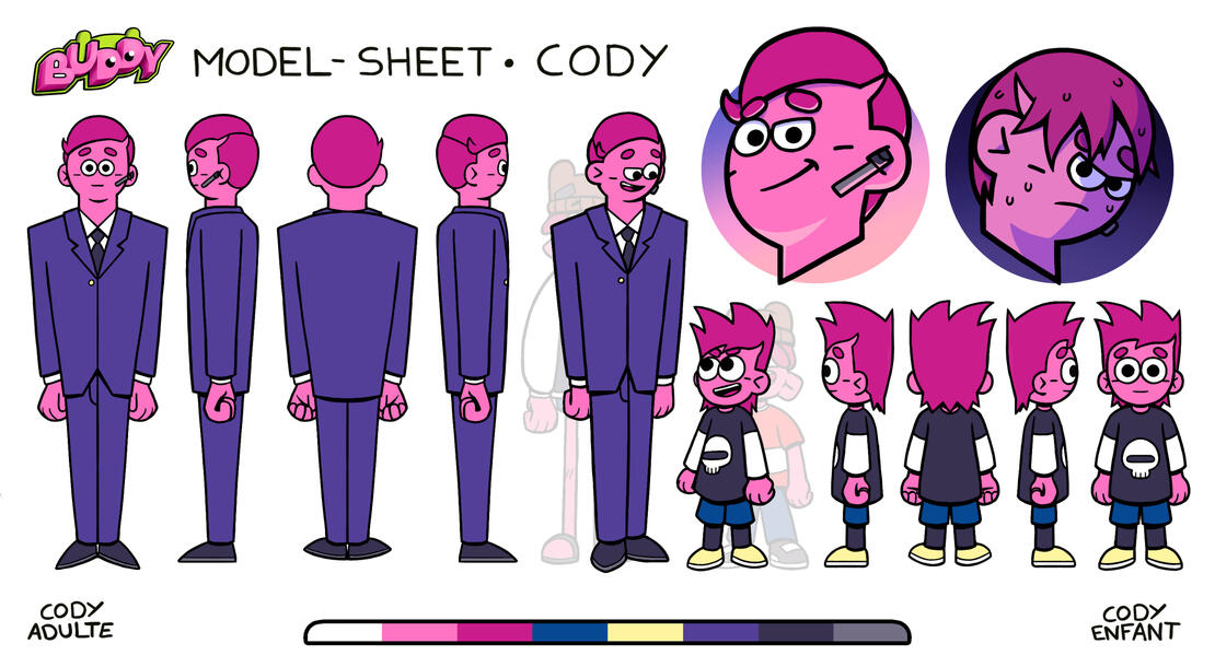 BUDDY | Cody Model-sheet